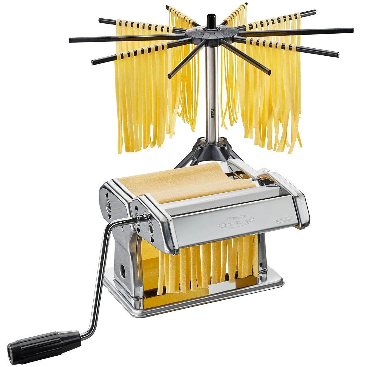Gefu set pasta machine + pasta dryer