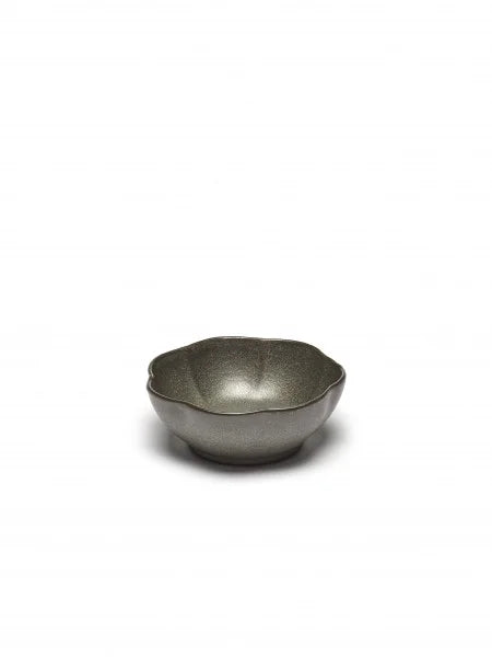 Sergio Herman BOWL RIBBED INKU L L13 X W13 X H5 CM GREEN