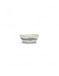 SERAX Ottolenghi Feast bowl white swirl – stripes blue L