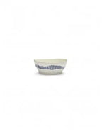 SERAX Ottolenghi Feast bowl white swirl – stripes blue L