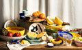 SERAX Ottolenghi Feast bowl delicious pink swirl stripes blue L