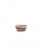 SERAX Ottolenghi Feast bowl delicious pink swirl stripes blue L