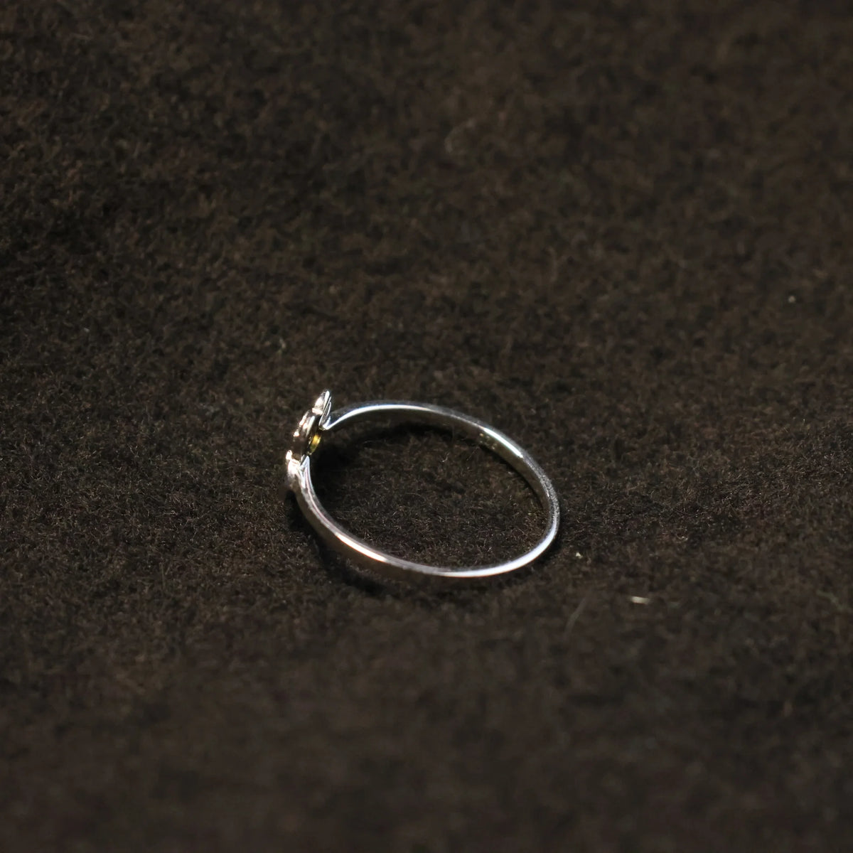 Silver flower children's ring 998304