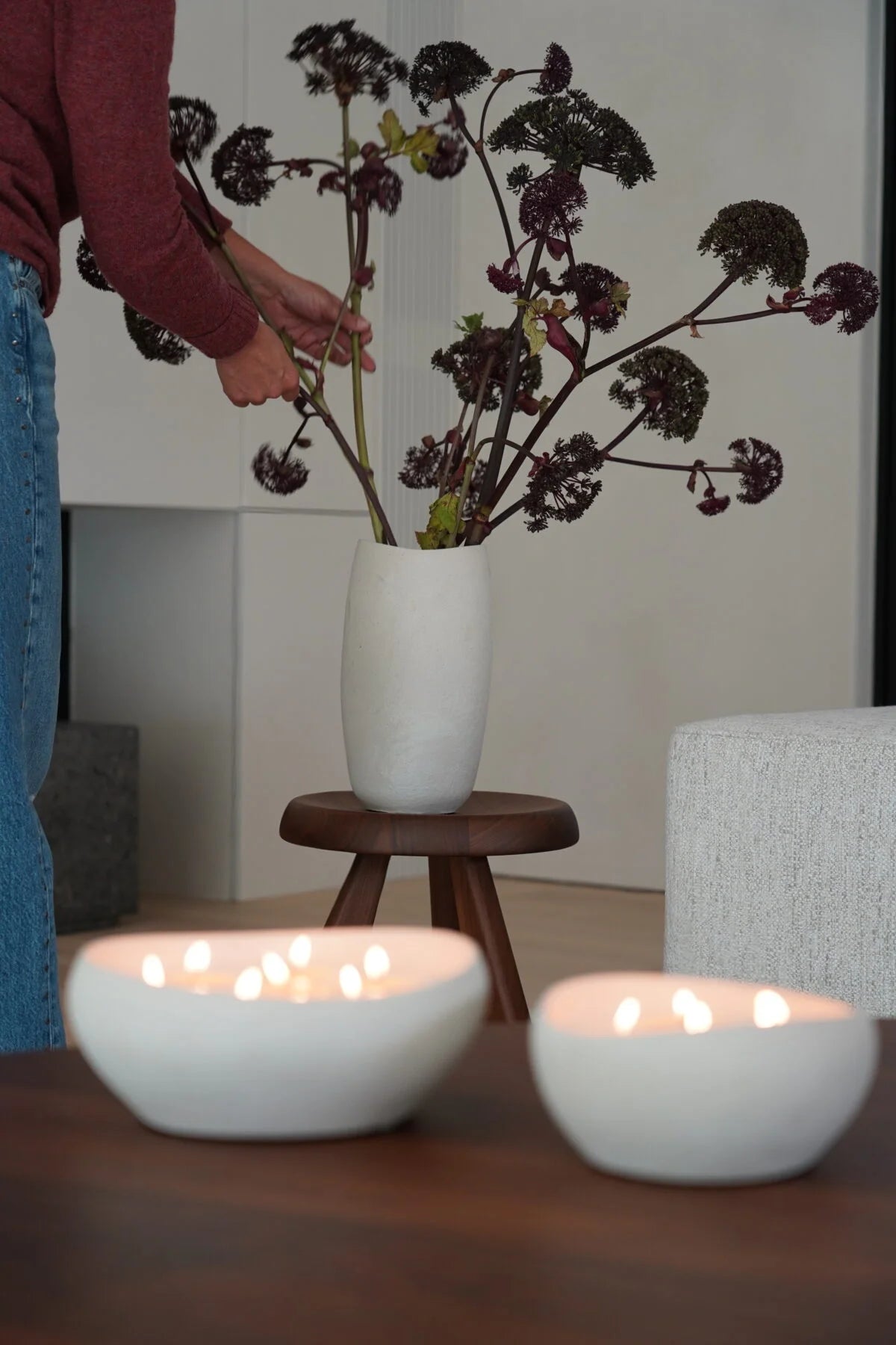 Mondada Doteki Indoor candle Sand
