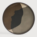 Ethnicraft Combined Dots glass tray 92cm
