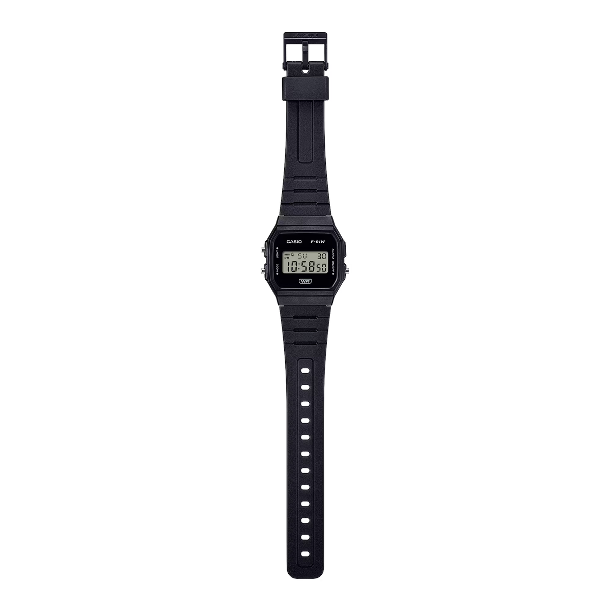 Casio watch unisex F-91W-1AEF timeless black