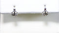 Silver clover children's hoop earrings 730676