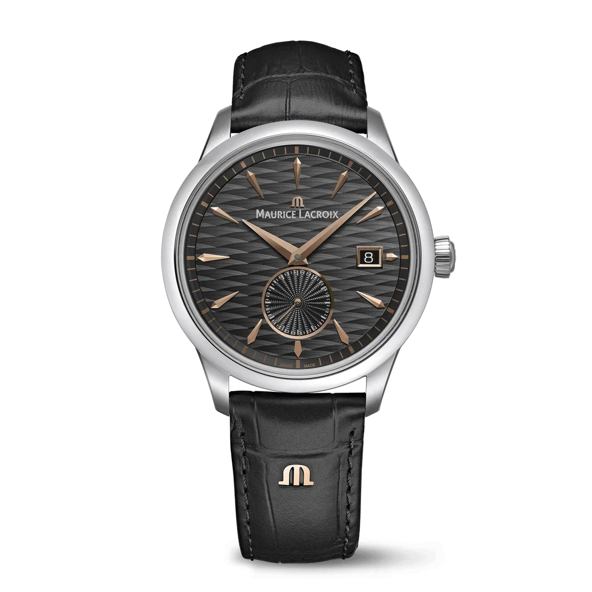 MAURICE LACROIX 1975 AUTOMATIC DATE 39MM LIMITED EDITION LEGACY 756207-SS001-330-2
