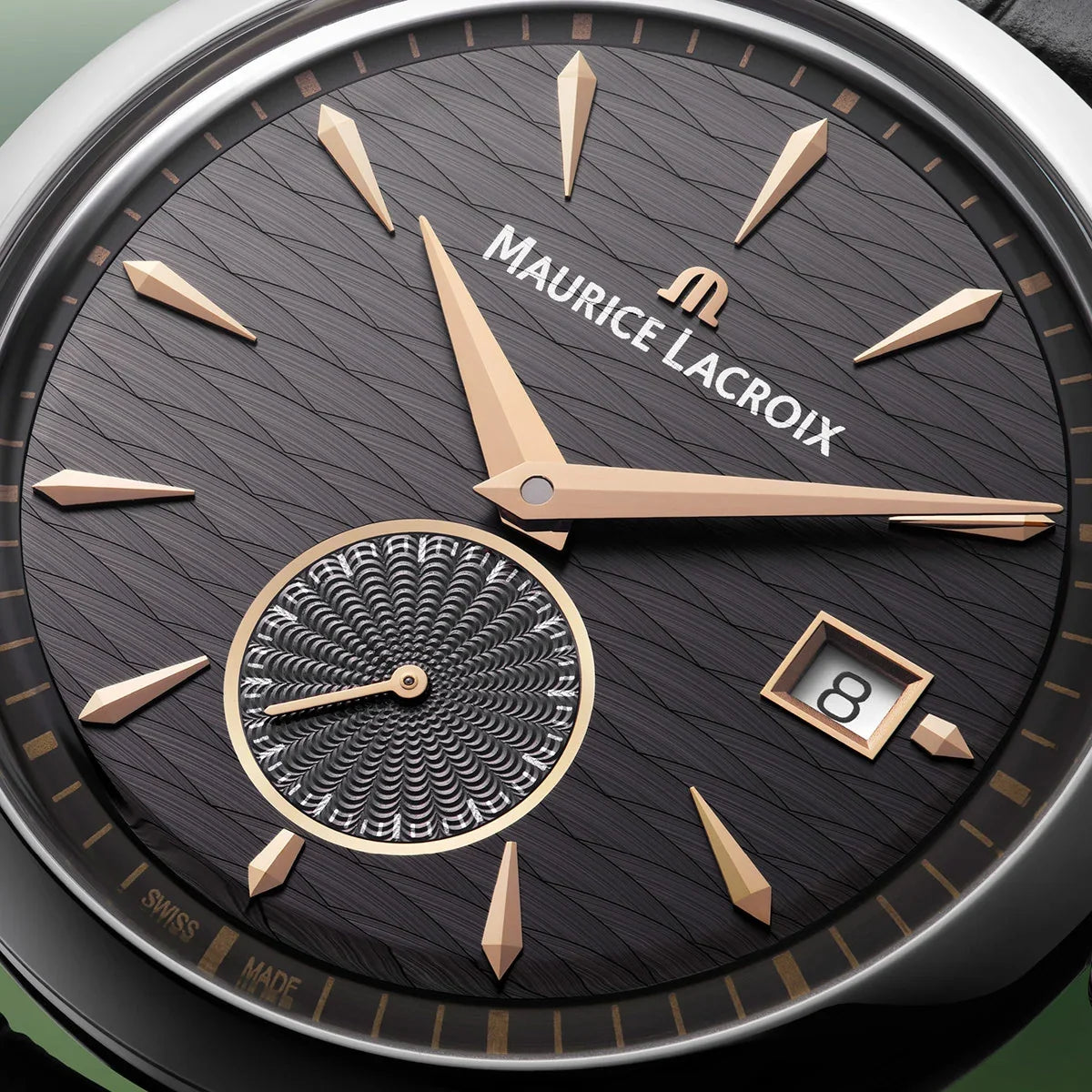 MAURICE LACROIX 1975 AUTOMATIC DATE 39MM LIMITED EDITION LEGACY 756207-SS001-330-2