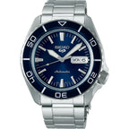 Seiko 5 Sports SRPK97K1 watch blue/silver retro dial