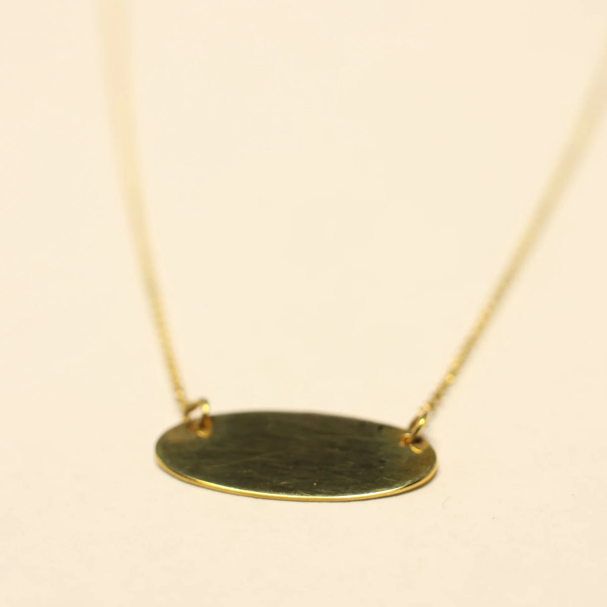 18kt yellow gold chain with plate 060387