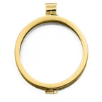 My imenso grande 18 carat gold plated silver locket 33-0074