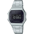 Casio watch men A168WEM-1EF vintage black dial