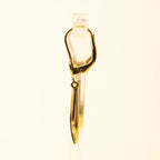 18KT gold drop earrings 062043A