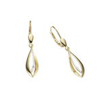 18KT gold drop earrings 062043A