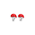 Silver children's earrings mushroom Naiomy Princess PB111