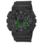 Casio G-shock watch GA-100BEG-1AER black electro green