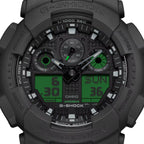 Casio G-shock watch GA-100BEG-1AER black electro green