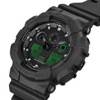 Casio G-shock watch GA-100BEG-1AER black electro green