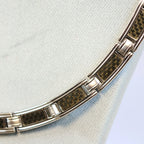 Rochet steel chain men with carbon 76327