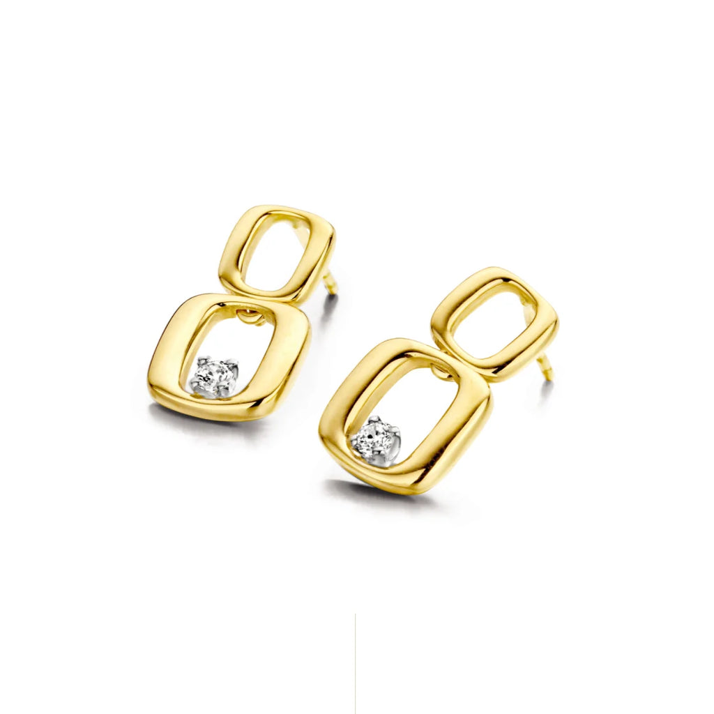 New Life earrings 18kt yellow gold 0A107Z
