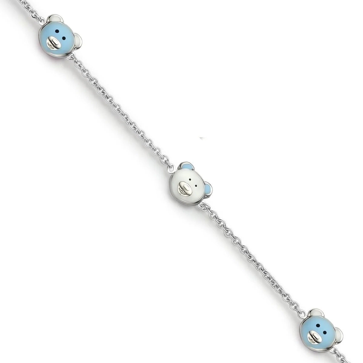 Naiomy Princess silver children's bracelet bears PH023