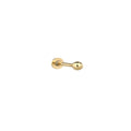 My imenso ODM one 18 carat gold plated silver earring 70801112