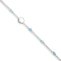 Naiomy Princess silver children's bracelet flower PG035
