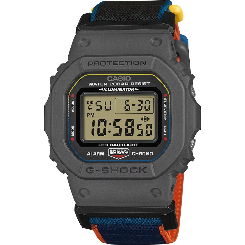 Casio G-shock watch DW-5600MNC-8A2ER Origin FIDLOCK® multicolor