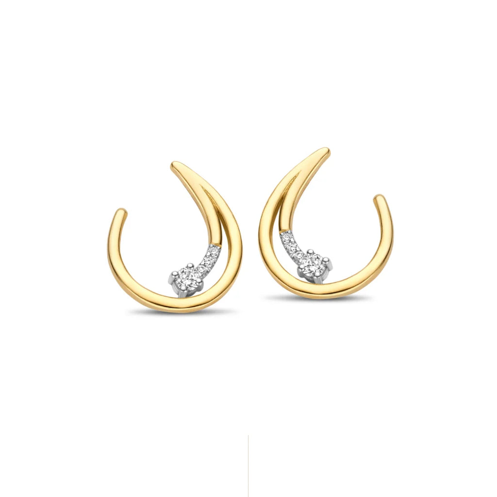 New Life earrings 18kt yellow gold 0A204A