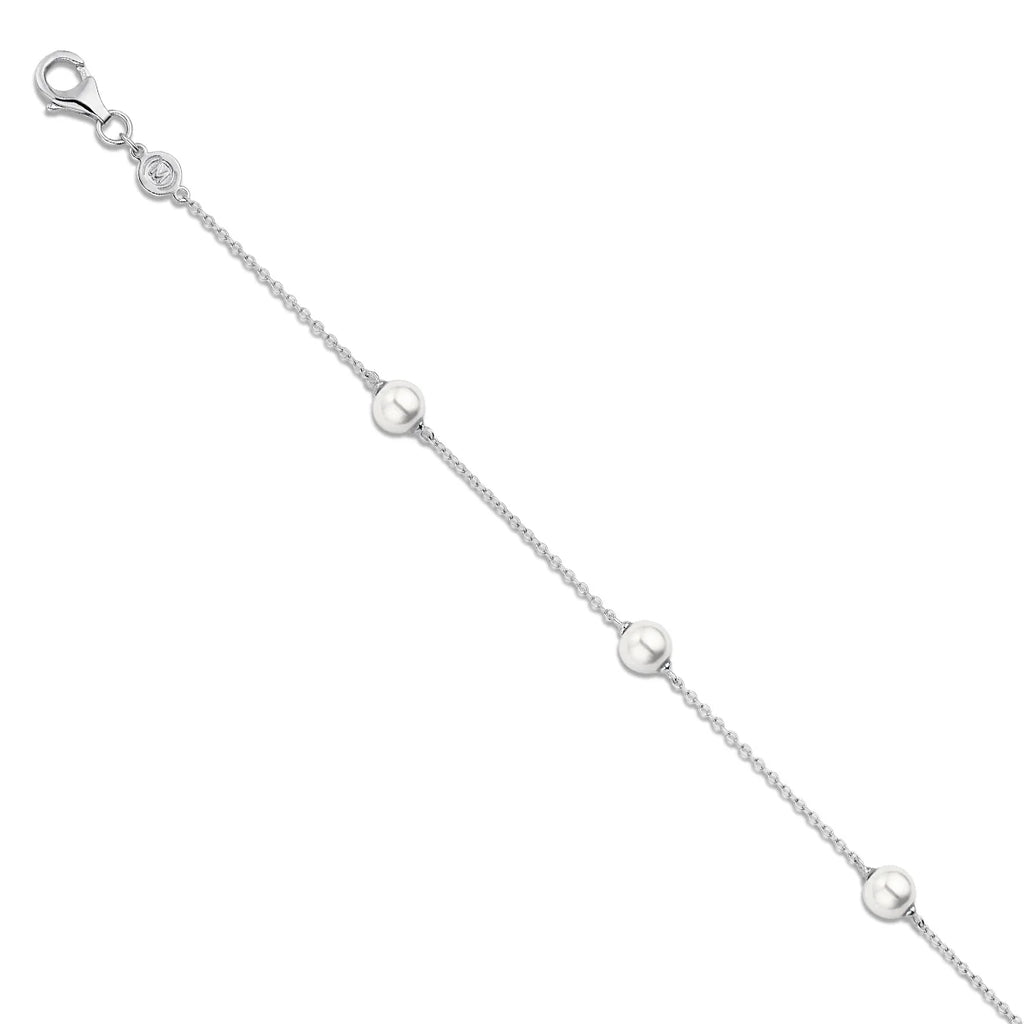 Naiomy silver Bracelet with Pearls B9C08