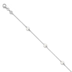 Naiomy silver Bracelet with Pearls B9C08