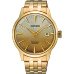 Seiko Presage watch SRPK46J1 automatic men's gold