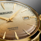 Seiko Presage watch SRPK46J1 automatic men's gold