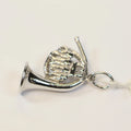 Silver horn pendant