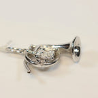Silver horn pendant