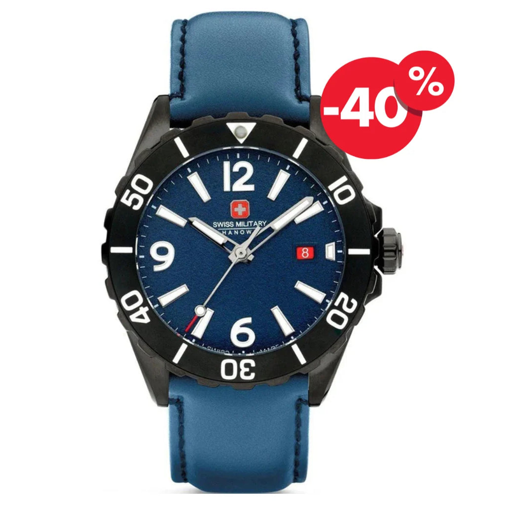 Swiss Military Hanowa watch men SMWGB0000250 blue