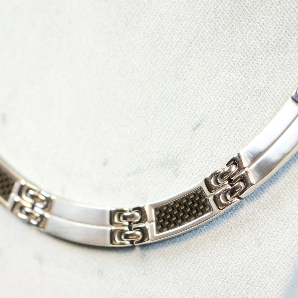 Bruce steel chain men with carbon 393691