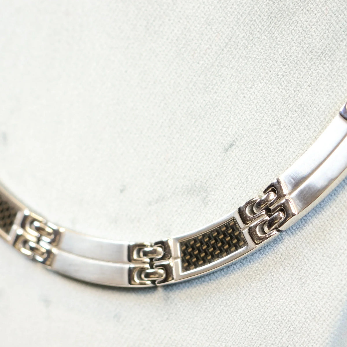 Bruce steel chain men with carbon 393691