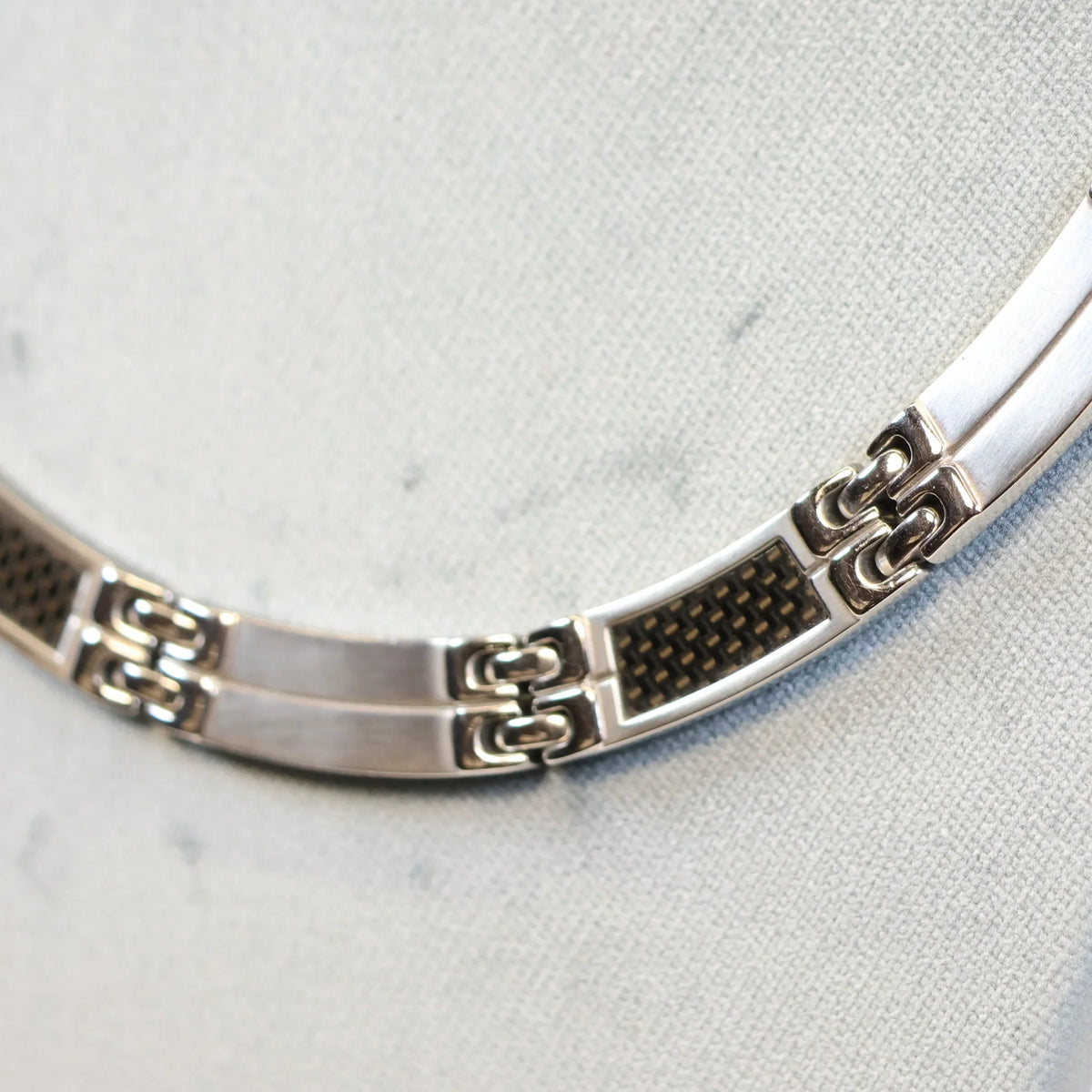 Bruce steel chain men with carbon 393691