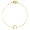 Stainless Steel yellow fantasy Bracelet connected charm