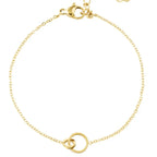 Stainless Steel yellow fantasy Bracelet connected charm