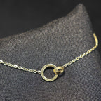 Stainless Steel yellow fantasy Bracelet connected charm