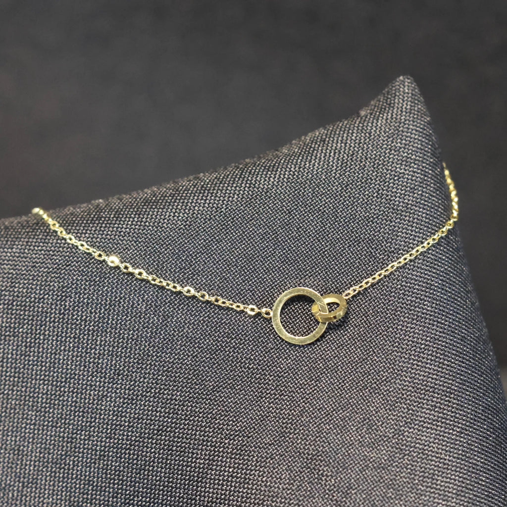 Stainless Steel yellow fantasy Bracelet connected charm