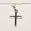 Silver small cross pendant 15mm