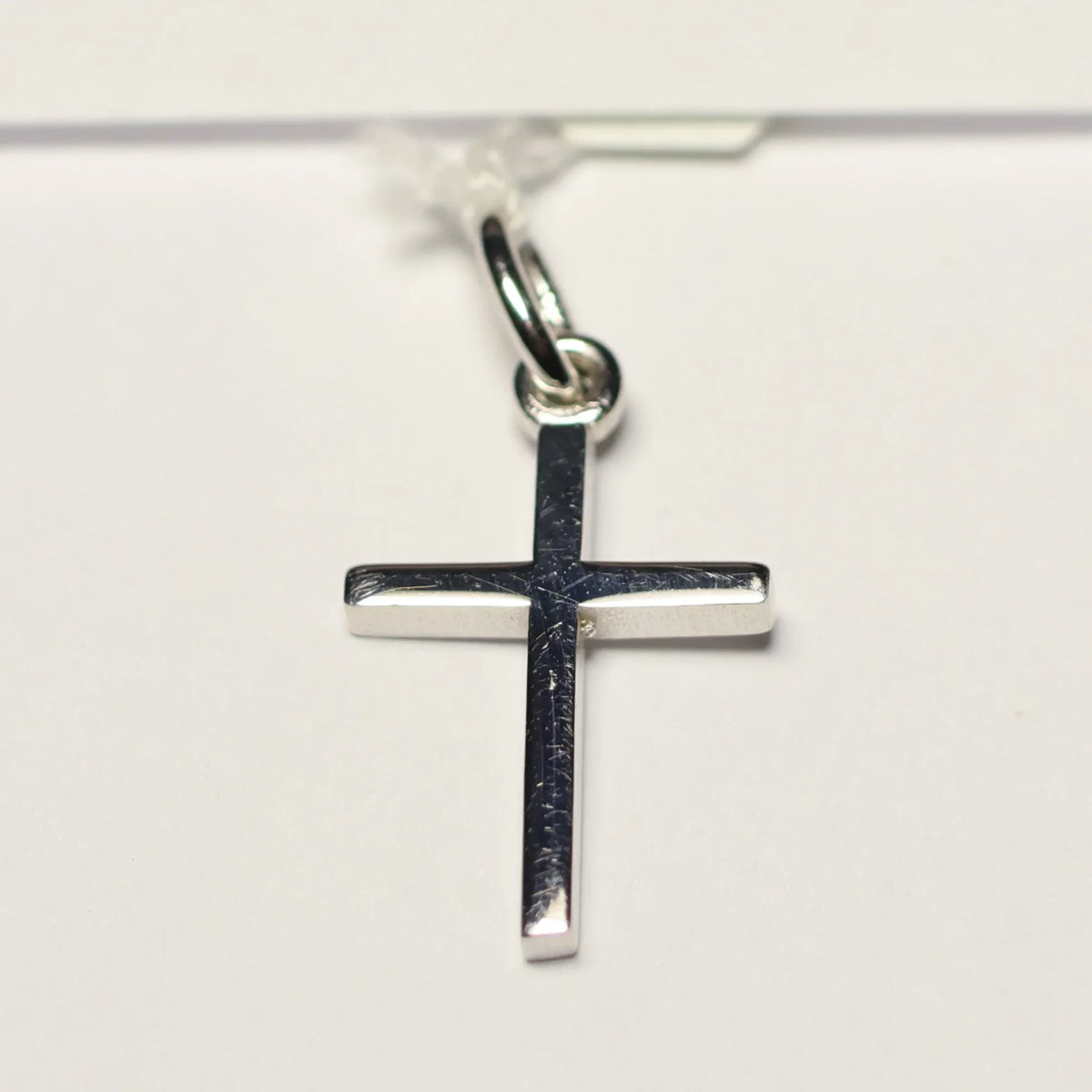 Silver small cross pendant 15mm
