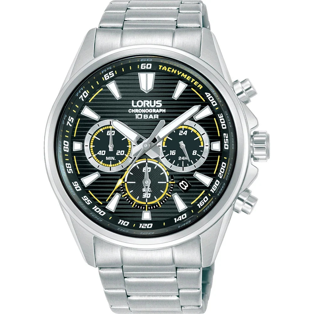 Lorus RT319LX-9 Men's Watch Stainless Steel Chronograph Date