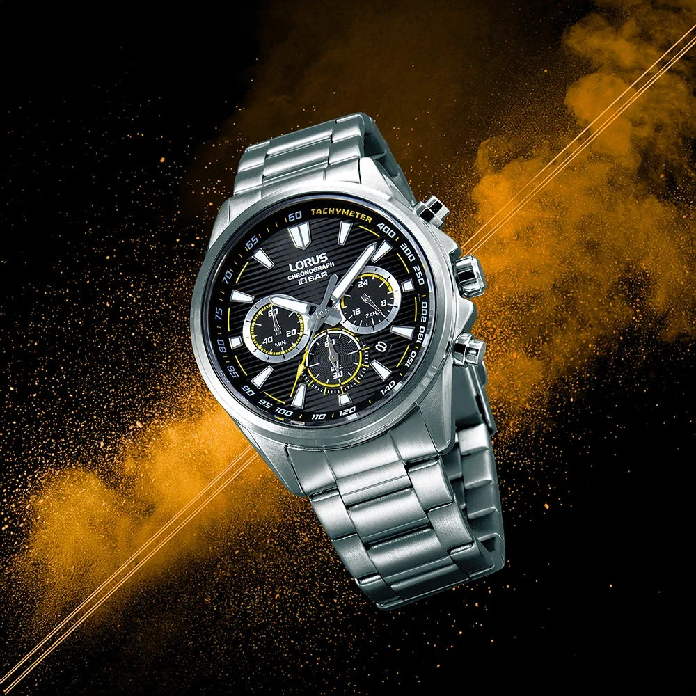 Lorus RT319LX-9 Men's Watch Stainless Steel Chronograph Date
