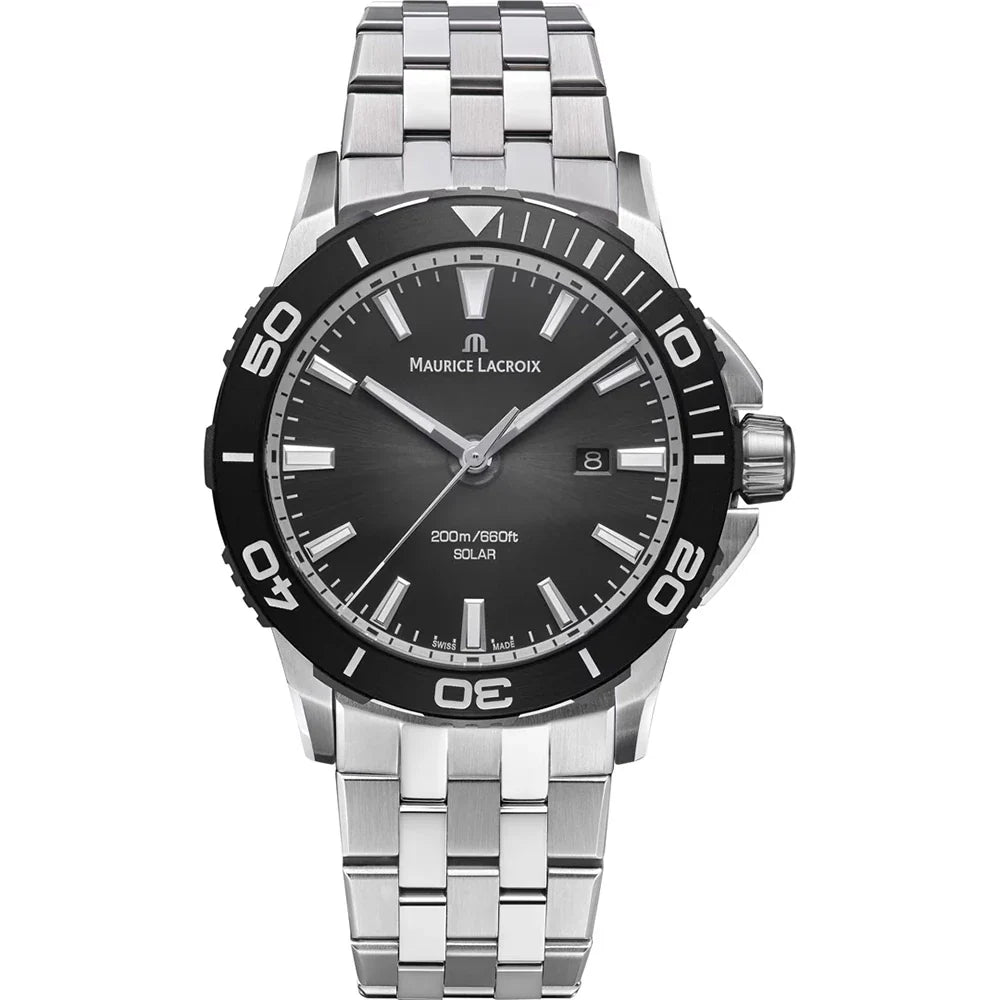 MAURICE LACROIX PONTOS S DIVER SOLAR DATE 42MM PT1008-SSL22-330-1