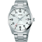 Lorus RH977JX5 men's watch date silver arabic numerals